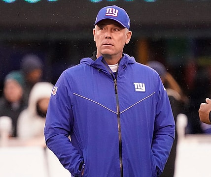 Dec 29, 2019; East Rutherford, New Jersey, USA;  New York Giants head coach Pat Shurmur before the game against the Philadelphia Eagles at MetLife Stadium. Mandatory Credit: Robert Deutsch-USA TODAY Sports