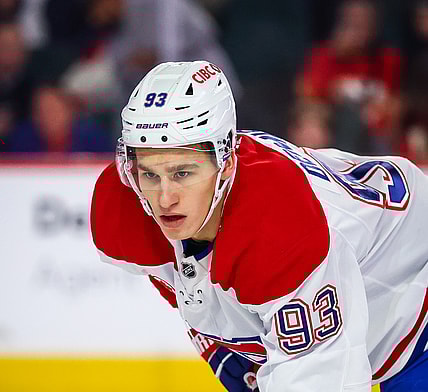 NHL: Montreal Canadiens at Calgary Flames, forward ivan demidov