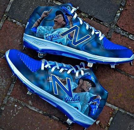 Gregory Polanco honoring Yordano Ventura with custom-made cleats