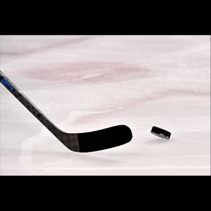 Feb 21, 2019; Sunrise, FL, USA; A general view of a puck and a stick during the the second period between the Florida Panthers and the Carolina Hurricanes at BB&T Center. Mandatory Credit: Jasen Vinlove-USA TODAY Sports