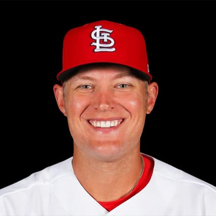 Mar 19, 2022; USA; St. Louis Cardinals Luken Baker poses for a 2022 MLB portrait. Mandatory Credit: MLB photos via USA TODAY Sports