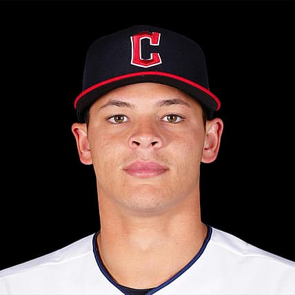 Mar 22, 2022; USA; Cleveland Guardians Tobias Myers poses for a 2022 MLB portrait. Mandatory Credit: MLB photos via USA TODAY Sports