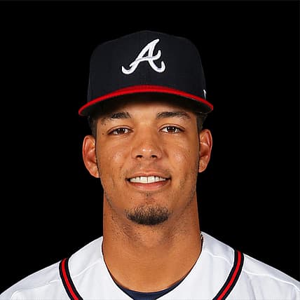 Mar 17, 2022; USA; Atlanta Braves Vaughn Grissom poses for a 2022 MLB portrait. Mandatory Credit: MLB photos via USA TODAY Sports