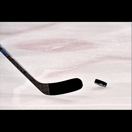 Feb 21, 2019; Sunrise, FL, USA; A general view of a puck and a stick during the the second period between the Florida Panthers and the Carolina Hurricanes at BB&T Center. Mandatory Credit: Jasen Vinlove-USA TODAY Sports