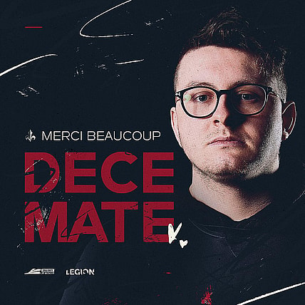The Paris Legion have dropped Decemate from their Call of Duty roster.