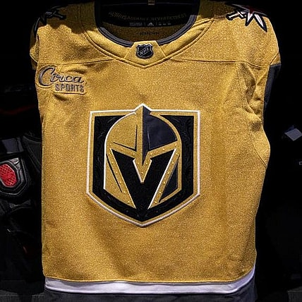 Vegas Golden Knights Circa Sports jersey patch (Photo- Vegas Golden Knights via YouTube)