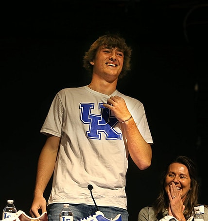 Cutter Boley selected the University of Kentucky as the school he will play football.May 18, 2023