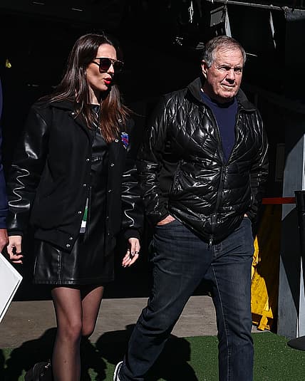 NCAA Football: Notre Dame at Navy, Jordon Hudson Bill Belichick