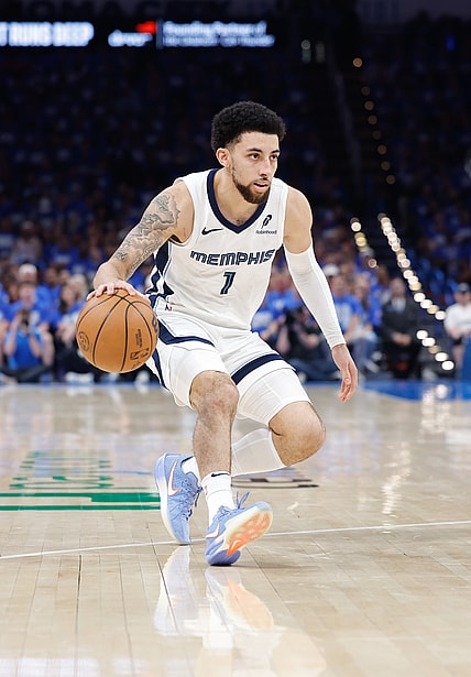 Scotty Pippen Jr. NBA: Playoffs-Memphis Grizzlies at Oklahoma City Thunder