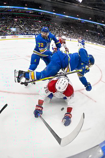 NHL: Montreal Canadiens at St. Louis Blues