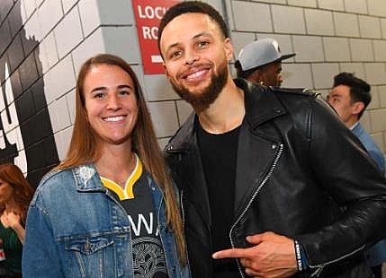 Sabrina Ionescu will faces Stephen Curry in a 3-point contest during NBA All-Star Weekend.