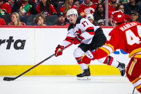 NHL: New Jersey Devils at Calgary Flames