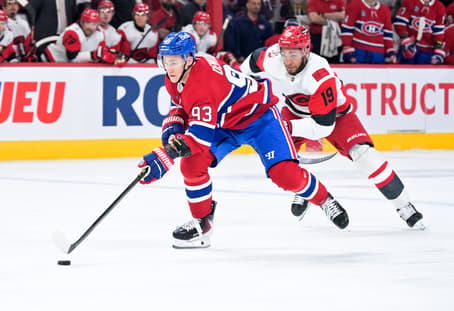 NHL: Carolina Hurricanes at Montreal Canadiens