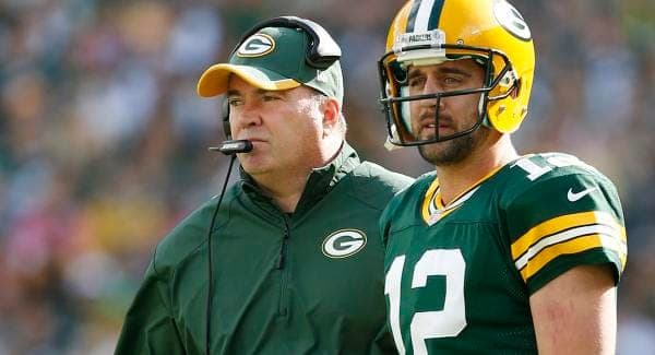 Courtesy of CBS Sports: McCarthy and Rodgers don't seem to have an answer yet.