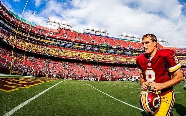 Courtesy of CBS Sports: Cousins has proven that he's the QB of the short-term in Washington.