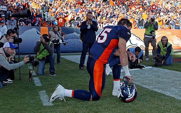 Tebowmani hit Denver hard. Photo: cbssports.com