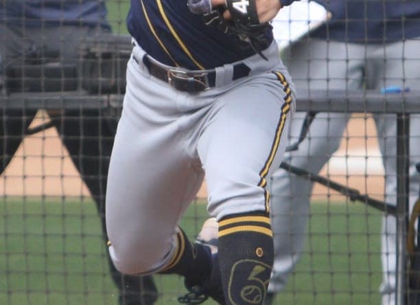 Milwaukee Brewers pitching prospect Victor Castaneda throws a pitch during minor league workouts at American Family Fields of Phoenix on March 6, 2023.

Ctk18569 2