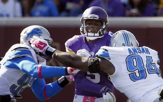 Courtesy of USA Today: Bridgewater needs more protection. 