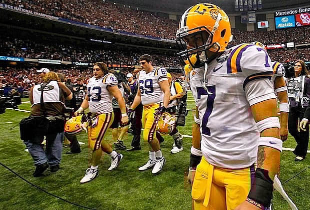 Courtesy of USA Today: Mathieu hit rock bottom during his LSU days