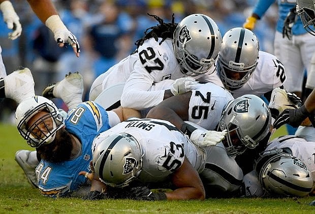 Los Angeles Chargers Oakland Raiders Las Vegas Raiders Report