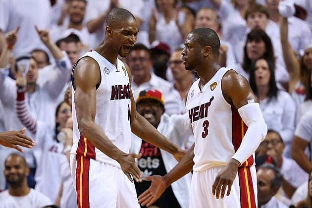 Courtesy of USA Today: Are Wade and Bosh prepared to step up?
