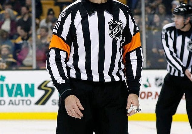 NHL referee Steve Kozari