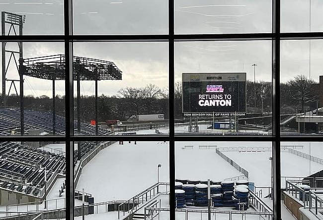 The USFL announced Wednesday that it will be playing the league championship again at Tom Benson Hall of Fame Stadium at the Hall of Fame Village in Canton. The Pittsburgh and New Jersey franchises also will play home games at Tom Benson.

Usfl New