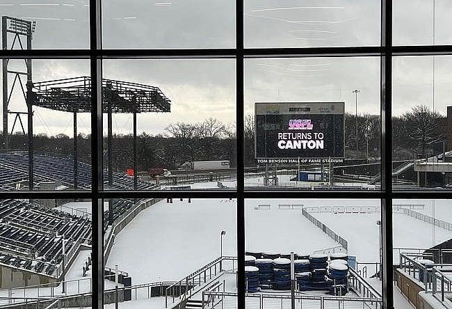 The USFL announced Wednesday that it will be playing the league championship again at Tom Benson Hall of Fame Stadium at the Hall of Fame Village in Canton. The Pittsburgh and New Jersey franchises also will play home games at Tom Benson.

Usfl New