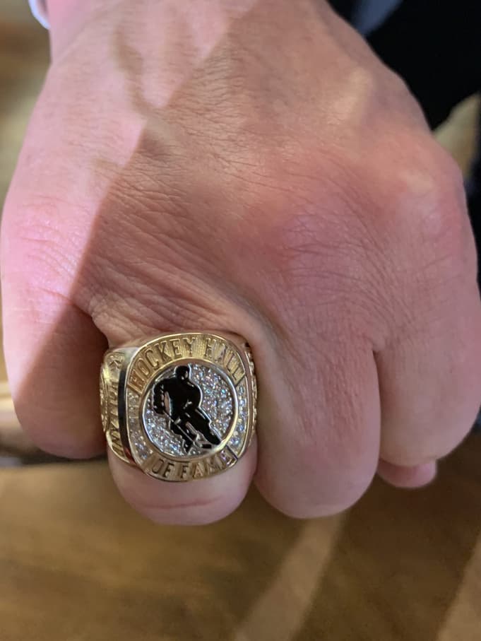 Ken Holland Hockey Hall of Fame ring


