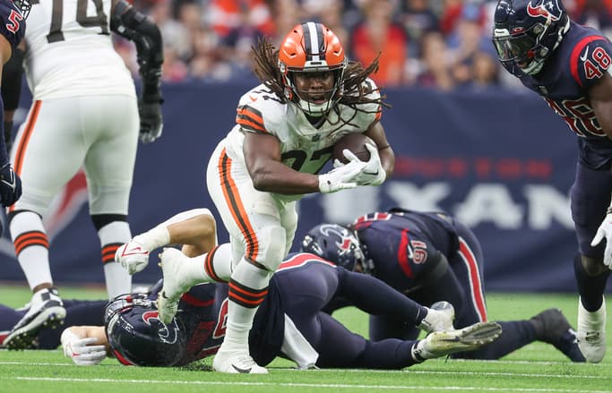 cleveland browns' kareem hunt