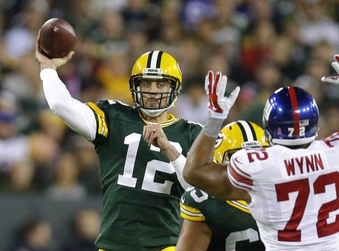 Aaron Rodgers is ranked No. 1 in fantasy quarterbacks for 2017