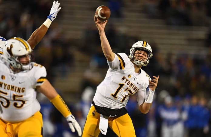 Wyoming quarterback Josh Allen