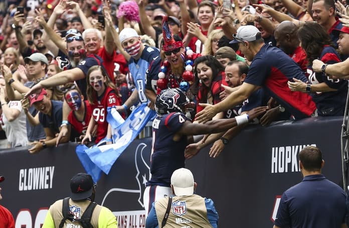 Houston Texans quarterback Deshaun Watson in NFL Week 4