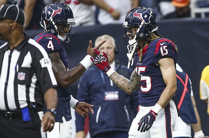 Houston Texans quarterback Deshaun Watson and receiver Will Fuller