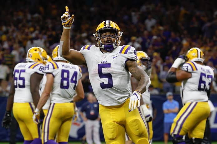 LSU running back Derrius Guice