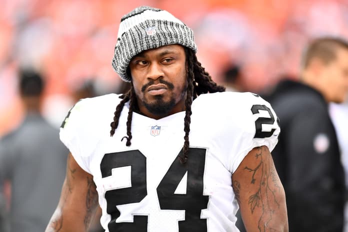 NFL Oakland Raiders running back Marshawn Lynch