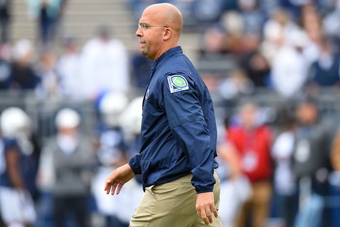 Penn State head coach James Franklln