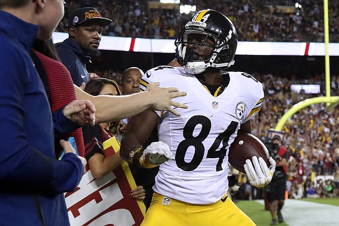 NFL celebration penalties, Antonio Brown