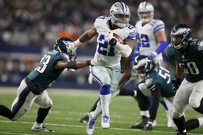 Ezekiel Elliott Dallas Cowboys Philadelphia Eagles