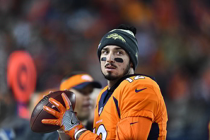 Denver Broncos quarterback Paxton Lynch