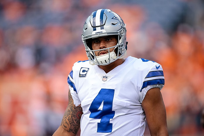 Dallas Cowboys quarterback Dak Prescott in NFL Week 2