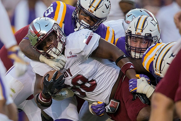 Troy running back Jordan Chunn helped the Trojans defeat LSU in stunning fashion during college football Week 5