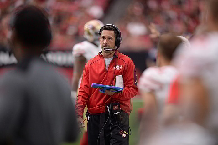 San Francisco 49ers head coach Kyle Shanahan