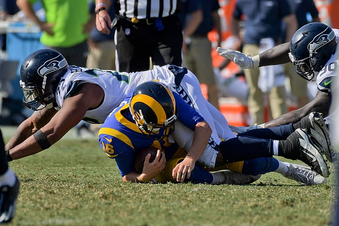 Los Angeles Rams quarterback Jared Goff