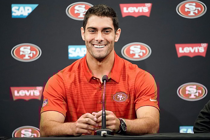 49ers quarterback Jimmy Garoppolo