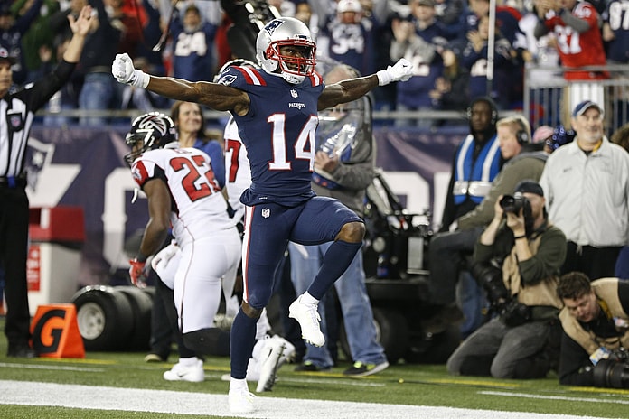 Patriots receiver Brandin Cooks