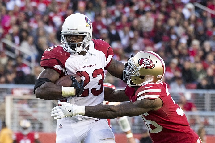 Arizona Cardinals running back Adrian Peterson