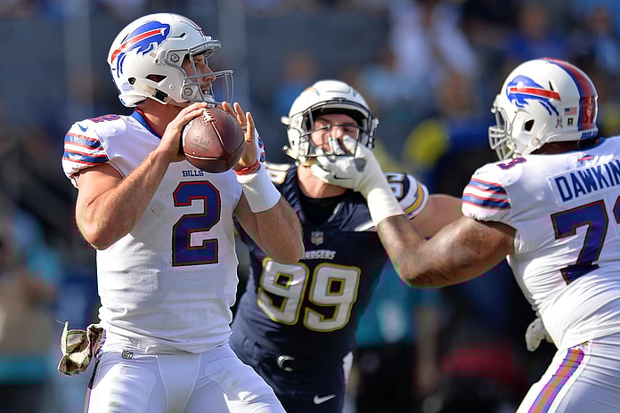 Bills quarterback Nathan Peterman
