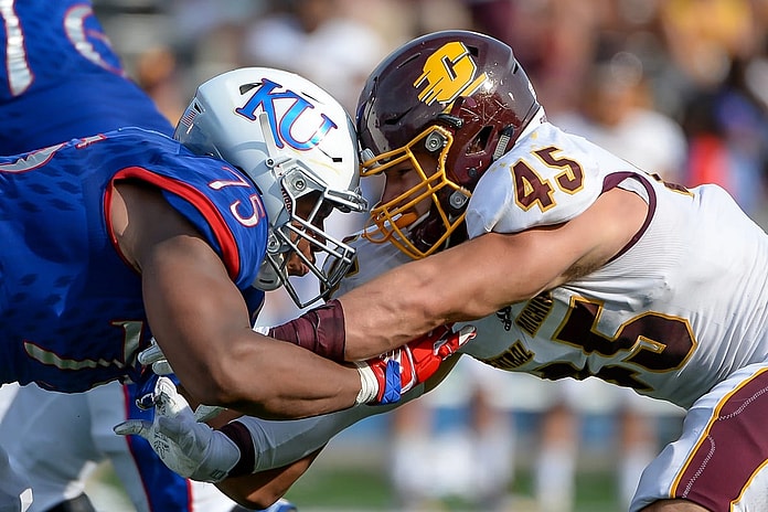 Central Michigan defensive end Joe Ostman