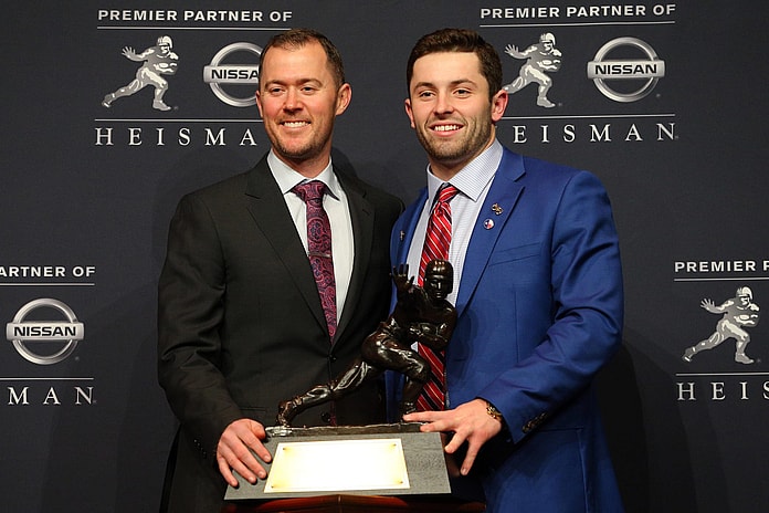 Lincoln Riley and Baker Mayfield were two of the most popular college football personalities in 2017